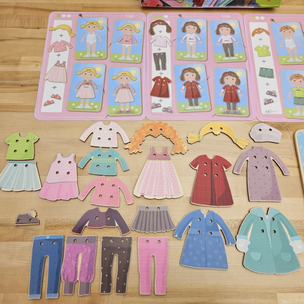 Dress Me Threading Game by HABA Lacing Toddler String Fine Motor Game - Picture 6 of 8